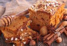 Plumcake al miele e cannella