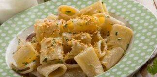 Rigatoni con crema al limone noci e prezzemolo 2022/01/15 ricettasprint