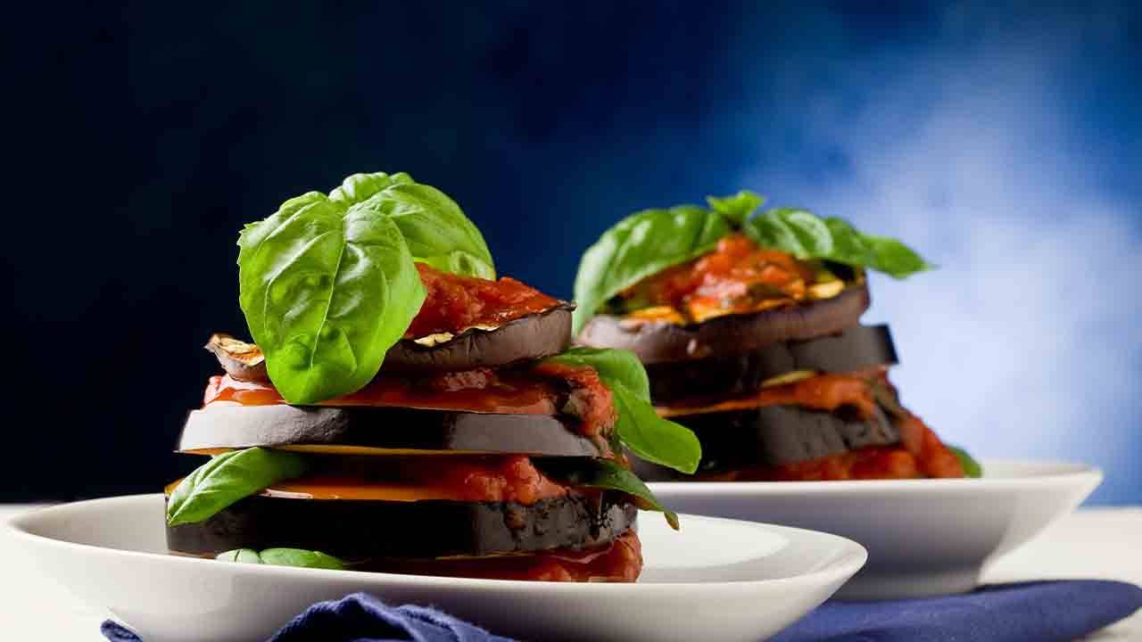 melanzane arrostite con pomodoro 