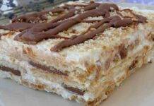 Avete mai usato il pan bauletto per preparare una torta? Ecco come realizzarla Torta di pan bauletto con nutella e crema panna e mascarpone