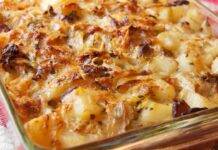 Verza e patate al forno con fontina