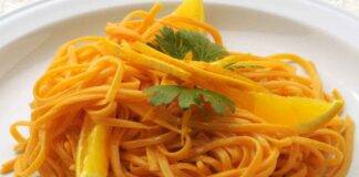 linguine all'arancia