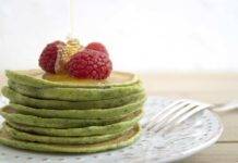 pancakes menta e kiwi