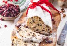 plumcake con uvetta è frutta candita