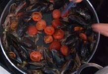 Carne e pesce insieme. Foto di È sempre Mezzogiorno