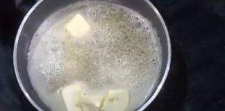 Emulsione al burro. Foto di È sempre Mezzogiorno