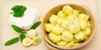 Gnocchi di patate ripieni di ricotta e mozzarella e spinaci 2022_02_21 ricettasprint