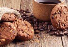 Biscotti al caffè e cioccolato fondente