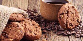 Biscotti al caffè e cioccolato fondente