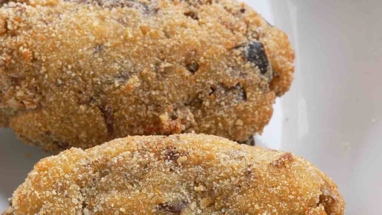 POlpette di melanzane e macinato di vitello