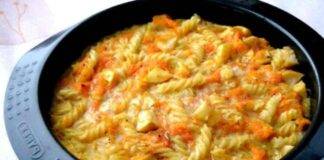 Pasta al forno filante con patate zucca e speck