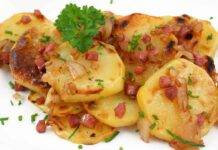 Avete mai mangiato delle patate croccanti non cotte al forno? web in pazzia per questa ricetta Patate con pancetta in friggitrice ad aria