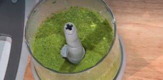 Pesto di rucola. Foto di È sempre Mezzogiorno