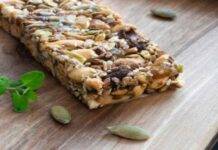 Barrette energetiche ai semi di zucca