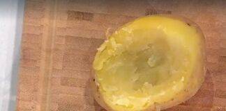 Cestini di patate al cartoccio. Foto di È sempre Mezzogiorno