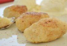 Gnocchi ripieni con crema al latte