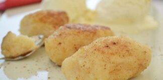 Gnocchi ripieni con crema al latte