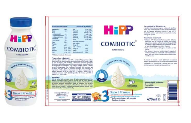 Hipp Combiotic Latte crescita