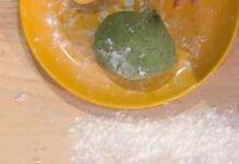 Impasto per gnocchi verdi. Foto di È sempre Mezzogiorno