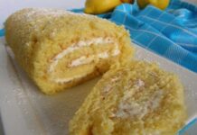 Involtini dolci e soffici con crema alla panna
