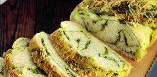 Pane morbido al pesto di zucchine e parmigiano