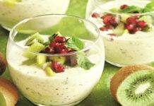 Semifreddo kiwi e ananas allo yogurt