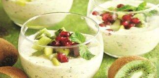 Semifreddo kiwi e ananas allo yogurt