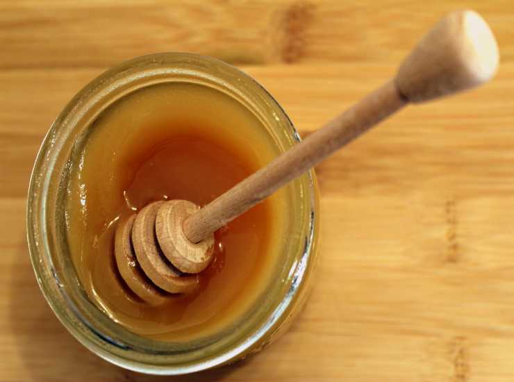 Torta al miele e caffè con noci