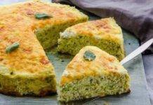 Torta di zucchine e menta al bicchiere senza glutine