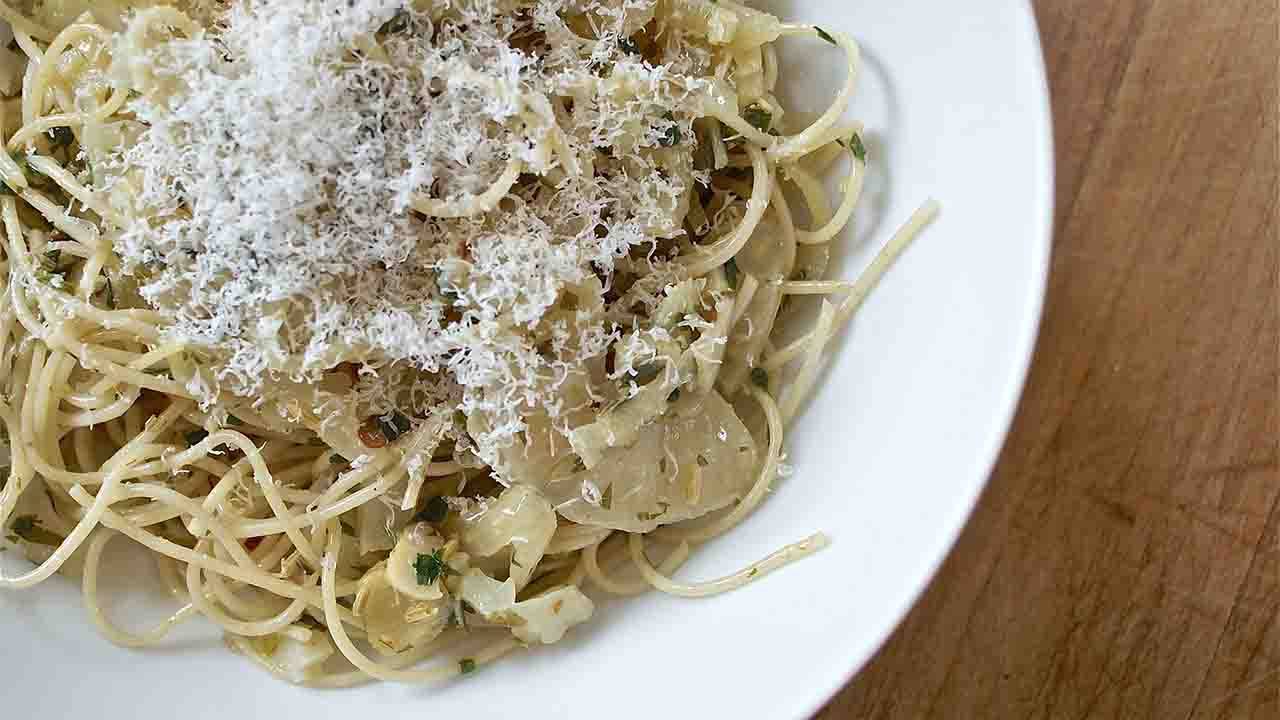 spaghetti con i finocchi