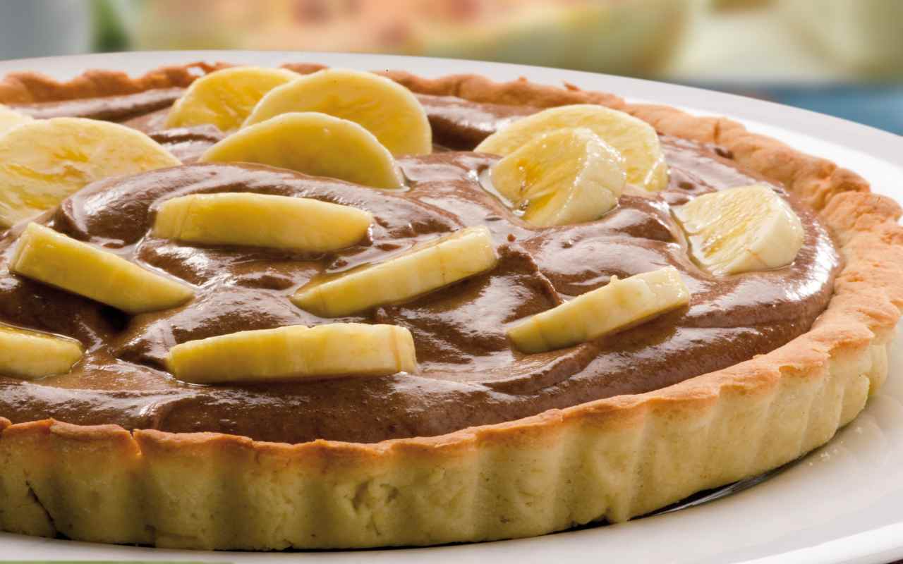crostata cioccolato banane 2022 03 22 ricettasprint it