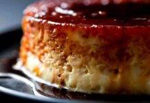 creme caramel al riso