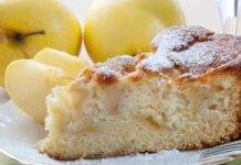 torta di mele grattugiate
