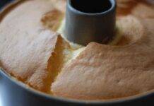 torta di albume al limone