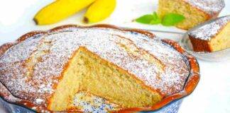 torta speciale con banane e ricotta