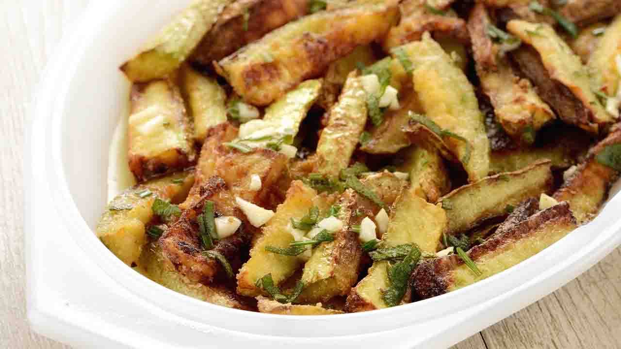 bastoncini di zucchine impanate al forno