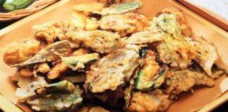 Antipasto di frittura vegetariano