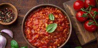 Sugo di pomodoro ridurre acidità