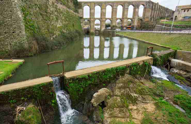 L'acquedotto della località viterbese