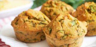 Muffin con asparagi lo snack dal ripieno gustoso, uno tira l'altro