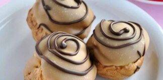choux con crema al caffè