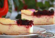 torta di ricotta e marmellata