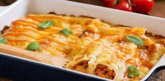 cannelloni di carne con carciofi