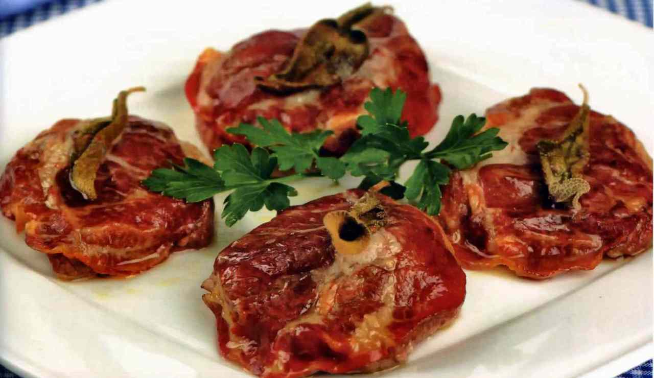 saltimbocca fontina e bacon