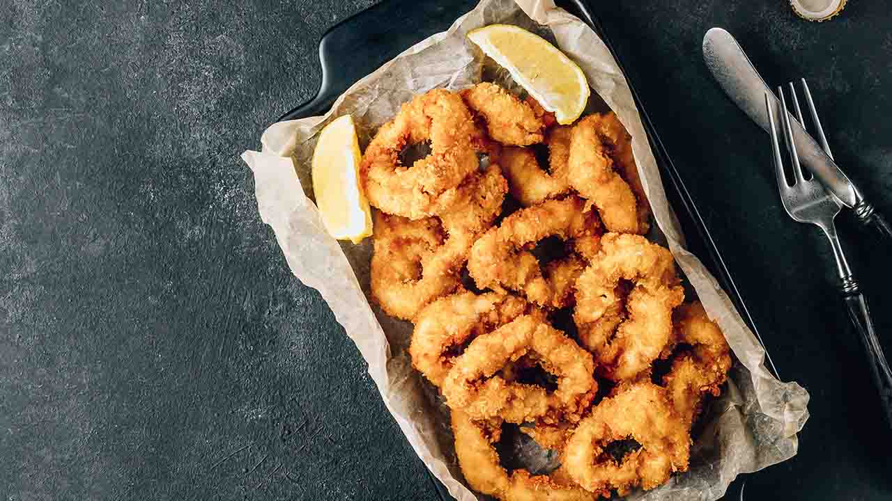 calamari impanati al forno