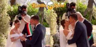 Beatrice Valli Marco Fantini matrimonio menù torta - RicettaSprint