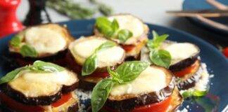 Caprese di melanzane portiamo a tavola un secondo che nessuno si aspetta, pronto in soli 15 minuti!