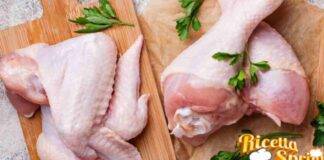 Non lavare la carne di pollo prima della cottura