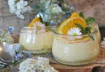 Crema agrumata al cucchiaio, un profumato e sfizioso dessert dopo cena che si realizza in pochi minuti Crema agrumata al cucchiaio