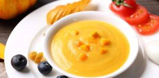 Crema di zucca e panna